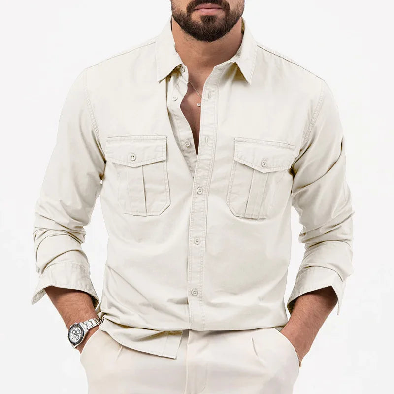 Men Shirt Mens Business Casual Shirts 2026 New Arrival Men Famous Brand Clothing Army Green Long Sleeve Camisa Masculina