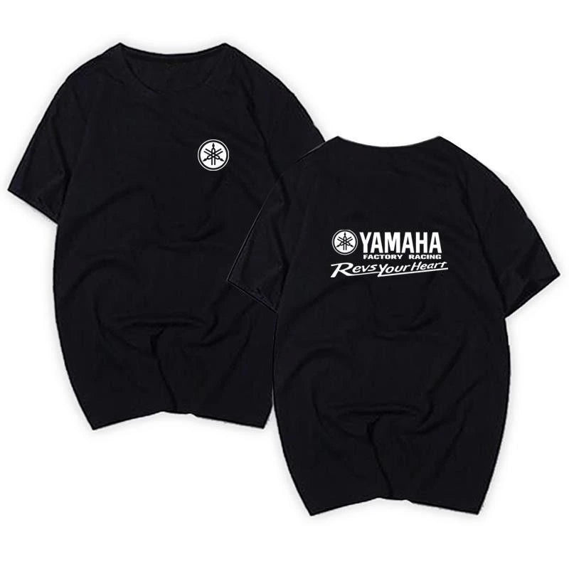 Yamaha Motorcycle Riding Clothing for Men and Women, Half-sleeved and Short-sleeved Summer T-shirts