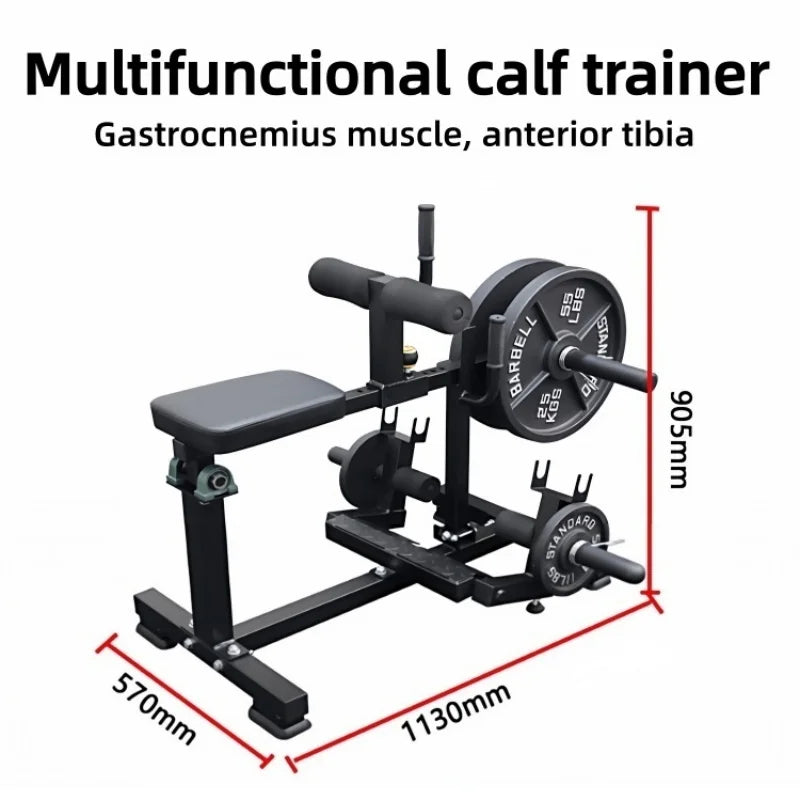 The Multi-functional Sitting Leg Training Machine for The Front Tibia with A Hooked Leg and Weight-bearing Sitting Posture