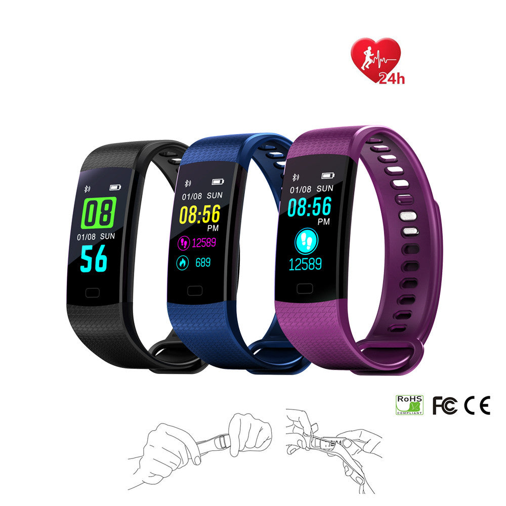 Smart Watch Sports Fitness Activity Heart Rate Tracker Blood Pressure Watch