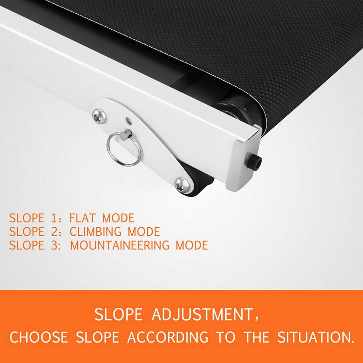 Folding Manual Treadmill Working Machine Cardio Fitness Exercise Incline Home