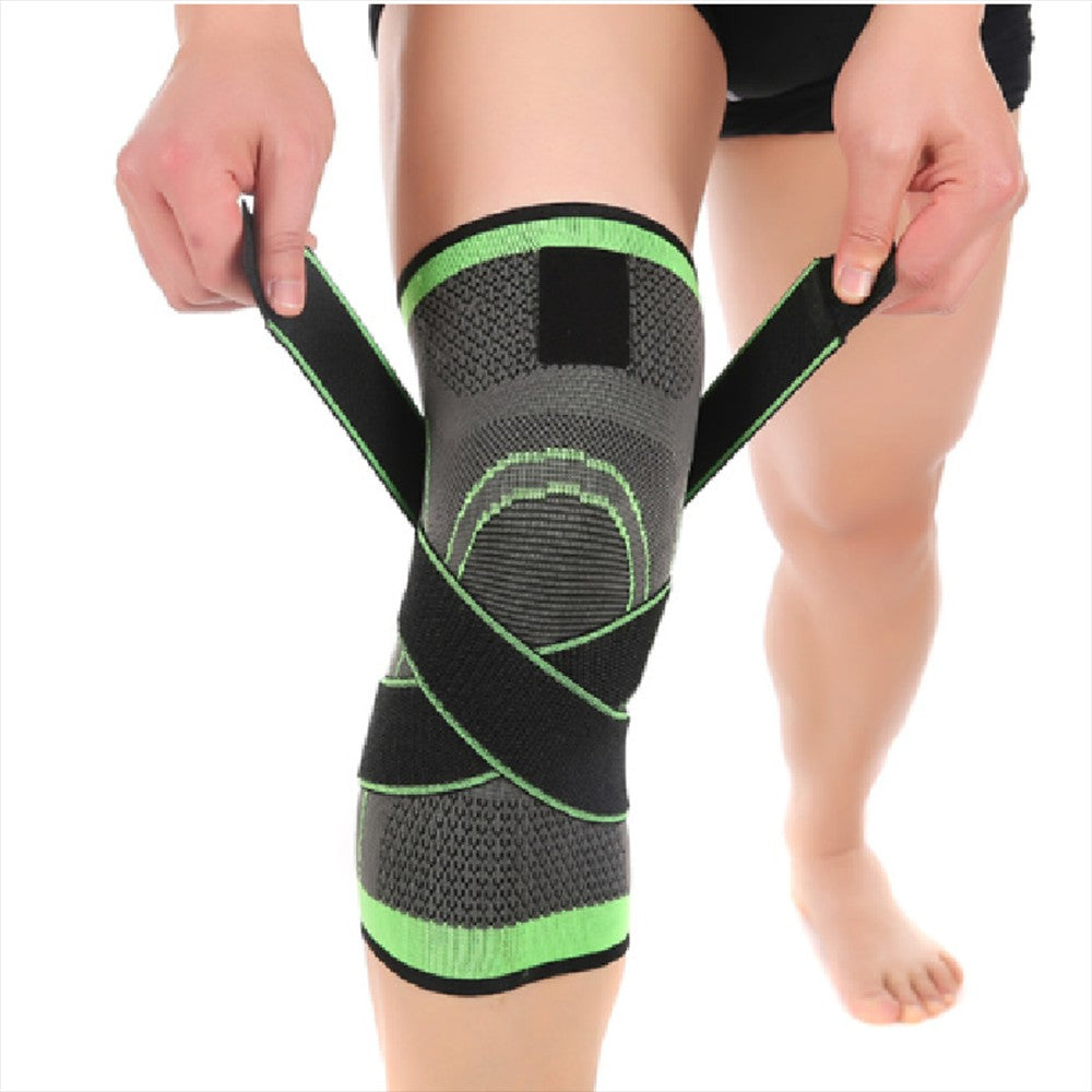 3D Weaving Knee Brace Breathable Sleeve Support for Running Jogging Sports 1pcs