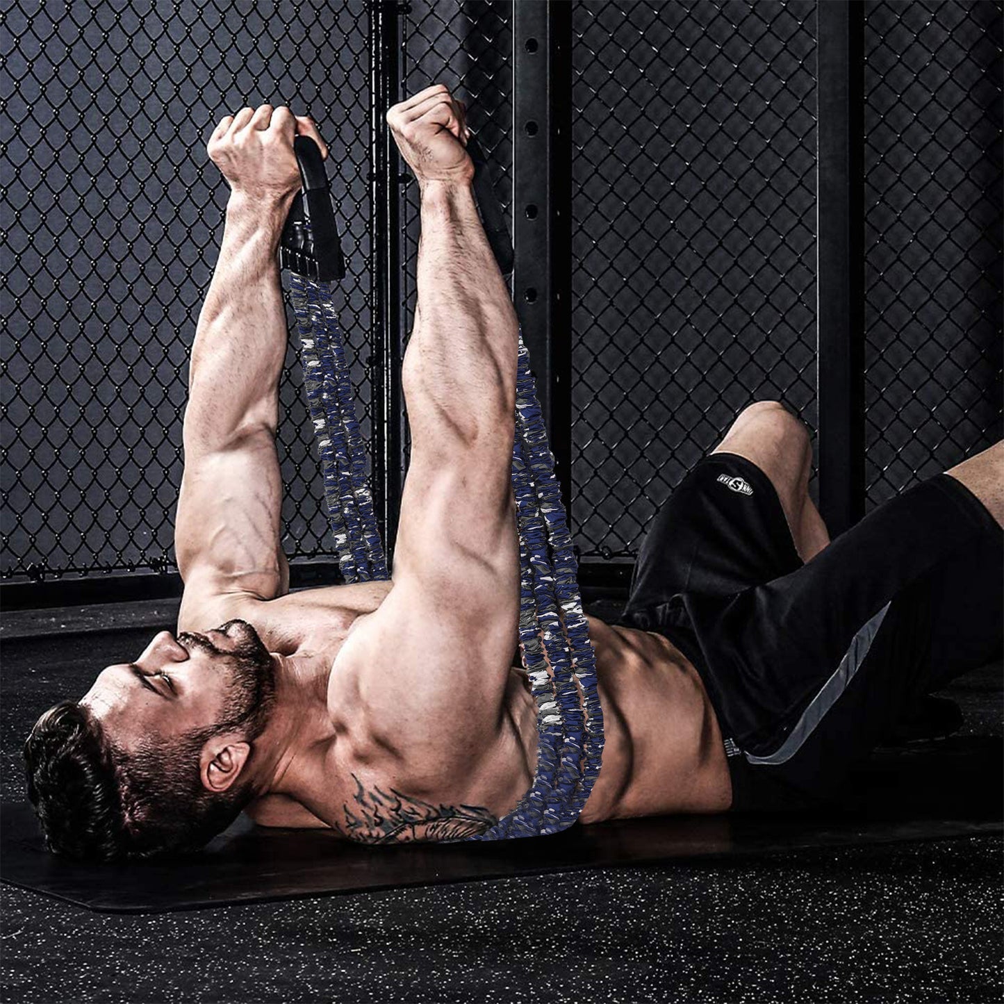 Adjustable Bench Press,Push Up Resistance Bands, Chest Builder Workout Equipment