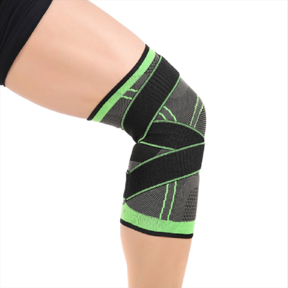 3D Weaving Knee Brace Breathable Sleeve Support for Running Jogging Sports 1pcs