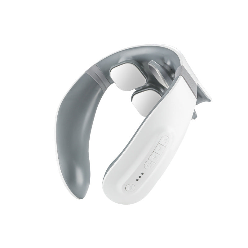 IPRee Smart Neck Meridian Massager 4 Head TENS Pulse Heating Cervical Massager Voice/Remote Control