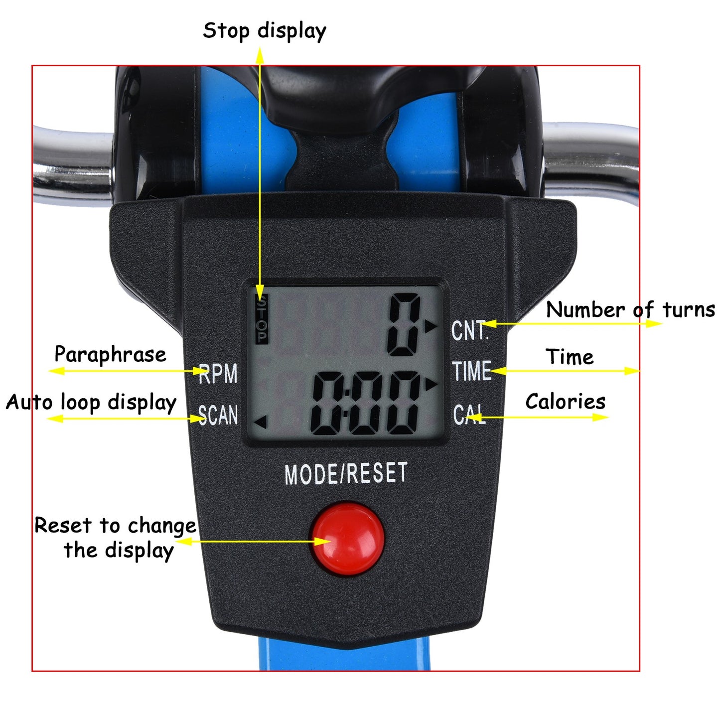 With Digital Device Multi Level Resistance Can Exercise Muscle Mini Fitness Pedal