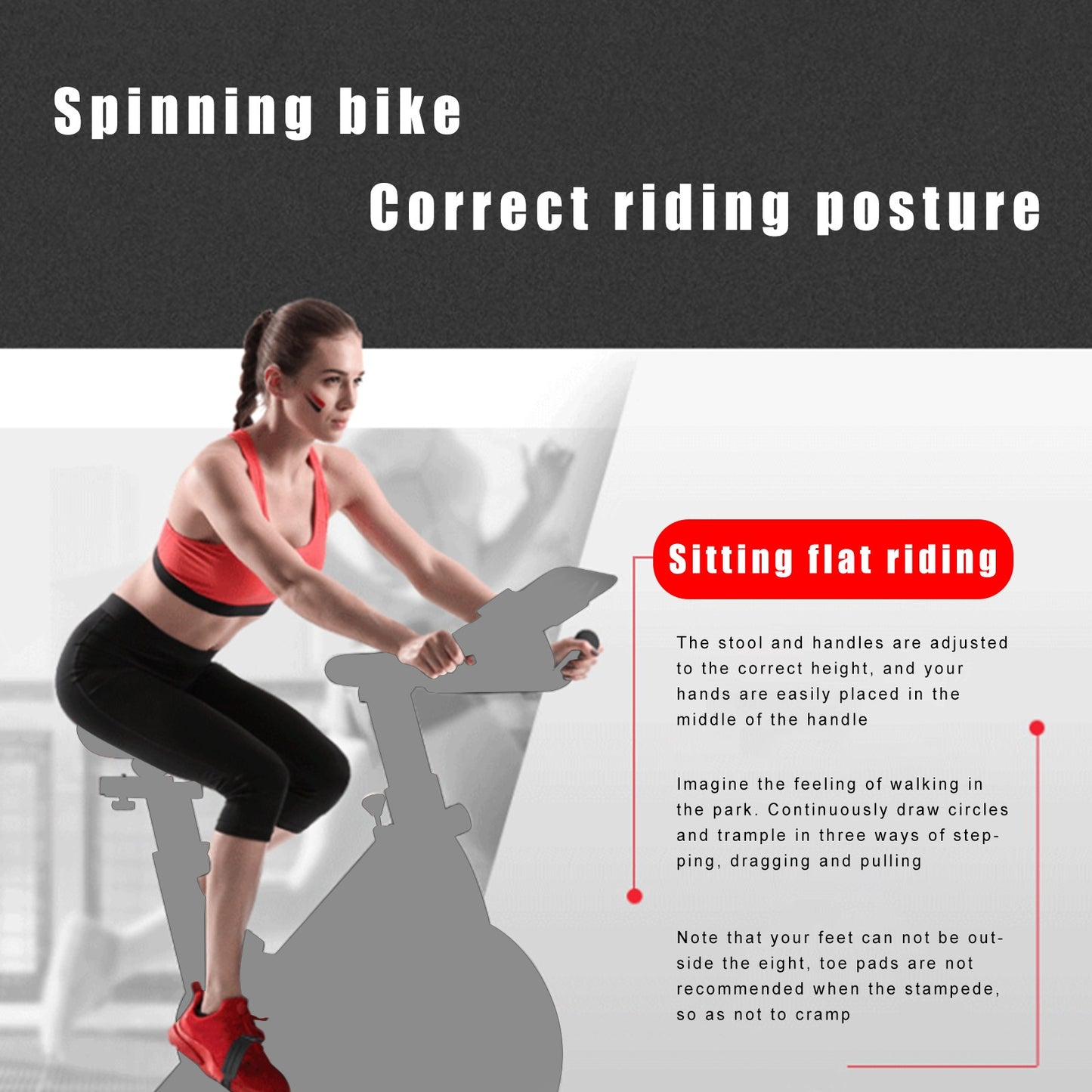 Stationary Indoor Bicycle-Bicycle With Tablet Stand And Comfortable Cushion