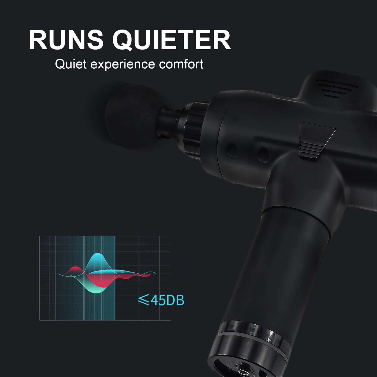Portable Heldhand Brushless Muscle Deep Tissue Massage Gun