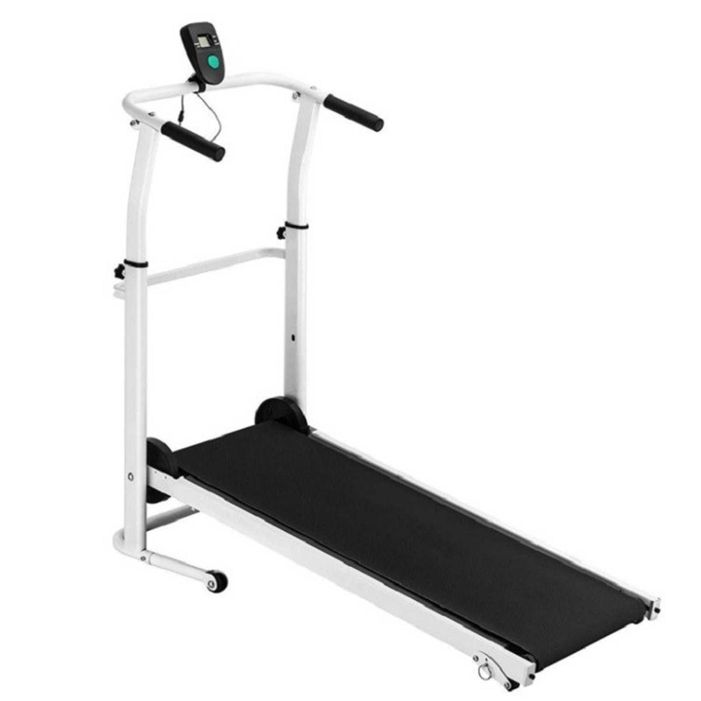 Folding Manual Treadmill Working Machine Cardio Fitness Exercise Incline Home