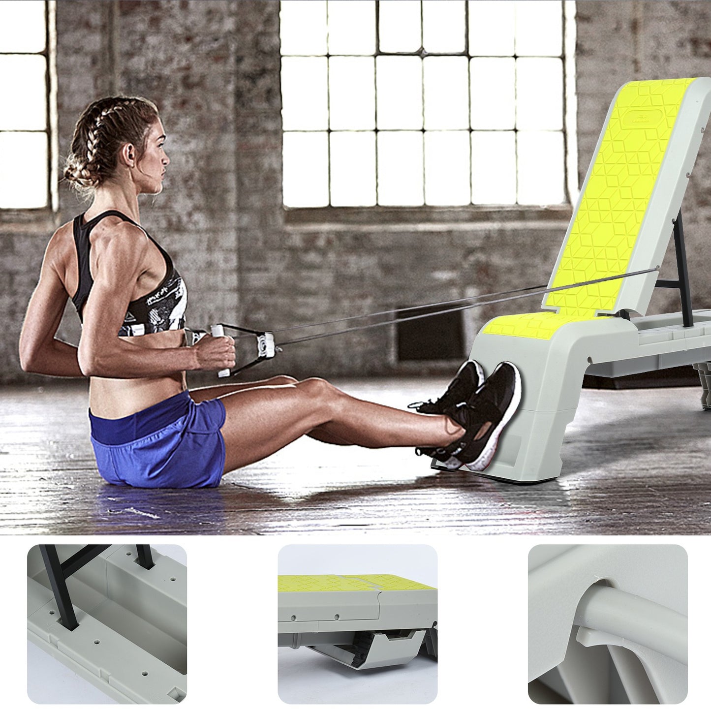 Adjustable DumbbellBench Press Fitness Chair Multifunctional Roman Chair