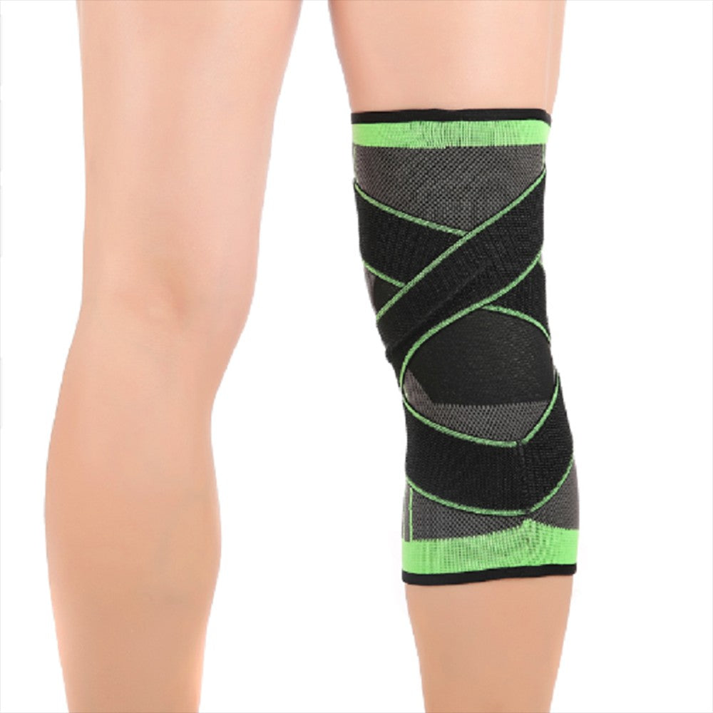3D Weaving Knee Brace Breathable Sleeve Support for Running Jogging Sports 1pcs