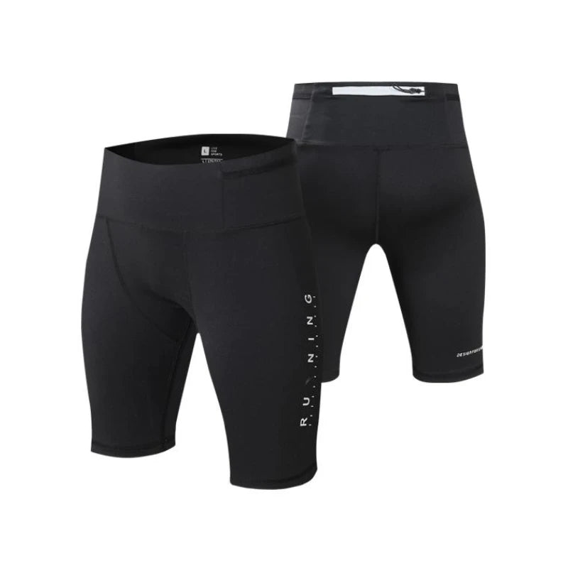 Men Tight Fitness Gym Shorts 2026 Summer Elastic Quick-dry Compression Workout Training Exercise Running Sports Shorts