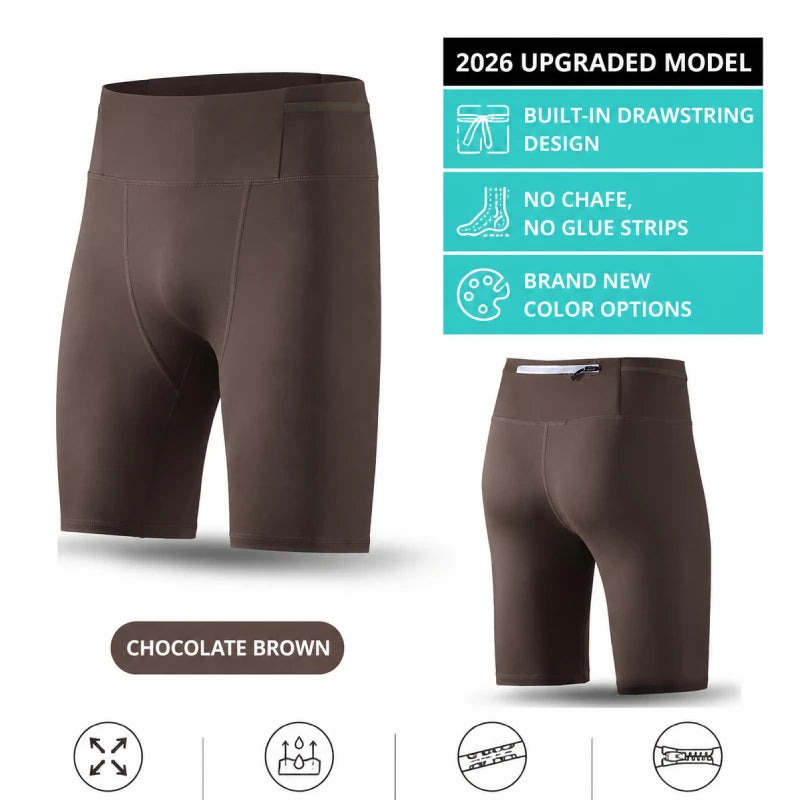 Men Tight Fitness Gym Shorts 2026 Summer Elastic Quick-dry Compression Workout Training Exercise Running Sports Shorts