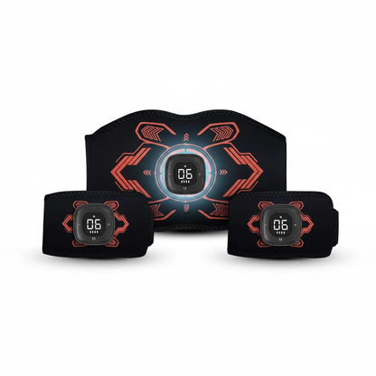EMS Heating Lumbar Traction Device with Infrared Physiotherapy Electric Hot Compress Waist & Body Massager Belt