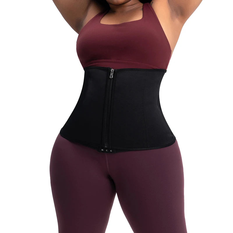 Women Tummy Control Waist Slimming Belt Weight Loss Waist Trainer Body Shaper Corset Belly Sheath Tummy Trimmer Cincher Sports