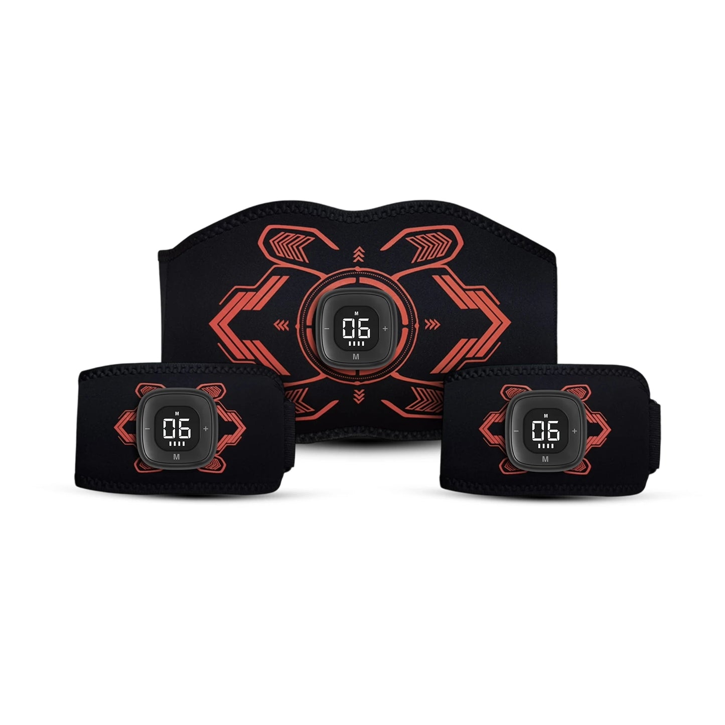 EMS Heating Lumbar Traction Device with Infrared Physiotherapy Electric Hot Compress Waist & Body Massager Belt