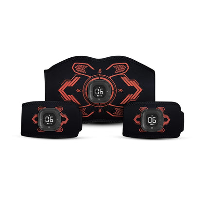 EMS Heating Lumbar Traction Device with Infrared Physiotherapy Electric Hot Compress Waist & Body Massager Belt