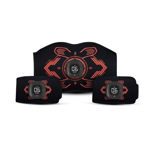 EMS Heating Lumbar Traction Device with Infrared Physiotherapy Electric Hot Compress Waist & Body Massager Belt