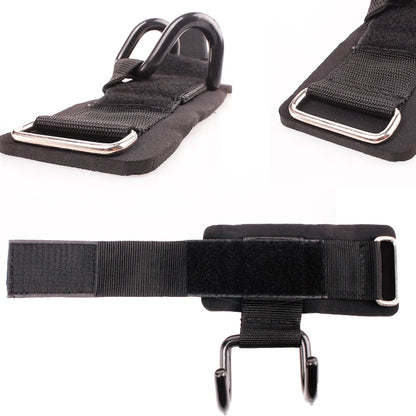1pair Fitness Accessories Weight Lifting Hook Training Gym Grips Straps Wrist Support Weights Power dumbbell Hook Equipments