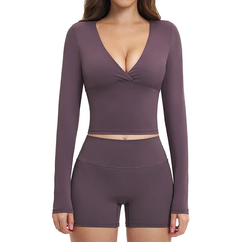 Women Tracksuit Workout Outfits 2PCS Yoga Set Gym Clothes Female Push Up Fitness Set Running Sportwear Sports Bra Shorts Suit
