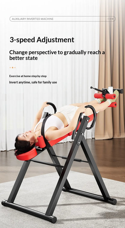 Home Inversion Table: Safe Stretching & Inversion, Body Hanging Device, Indoor Fitness Stretcher & Exerciser