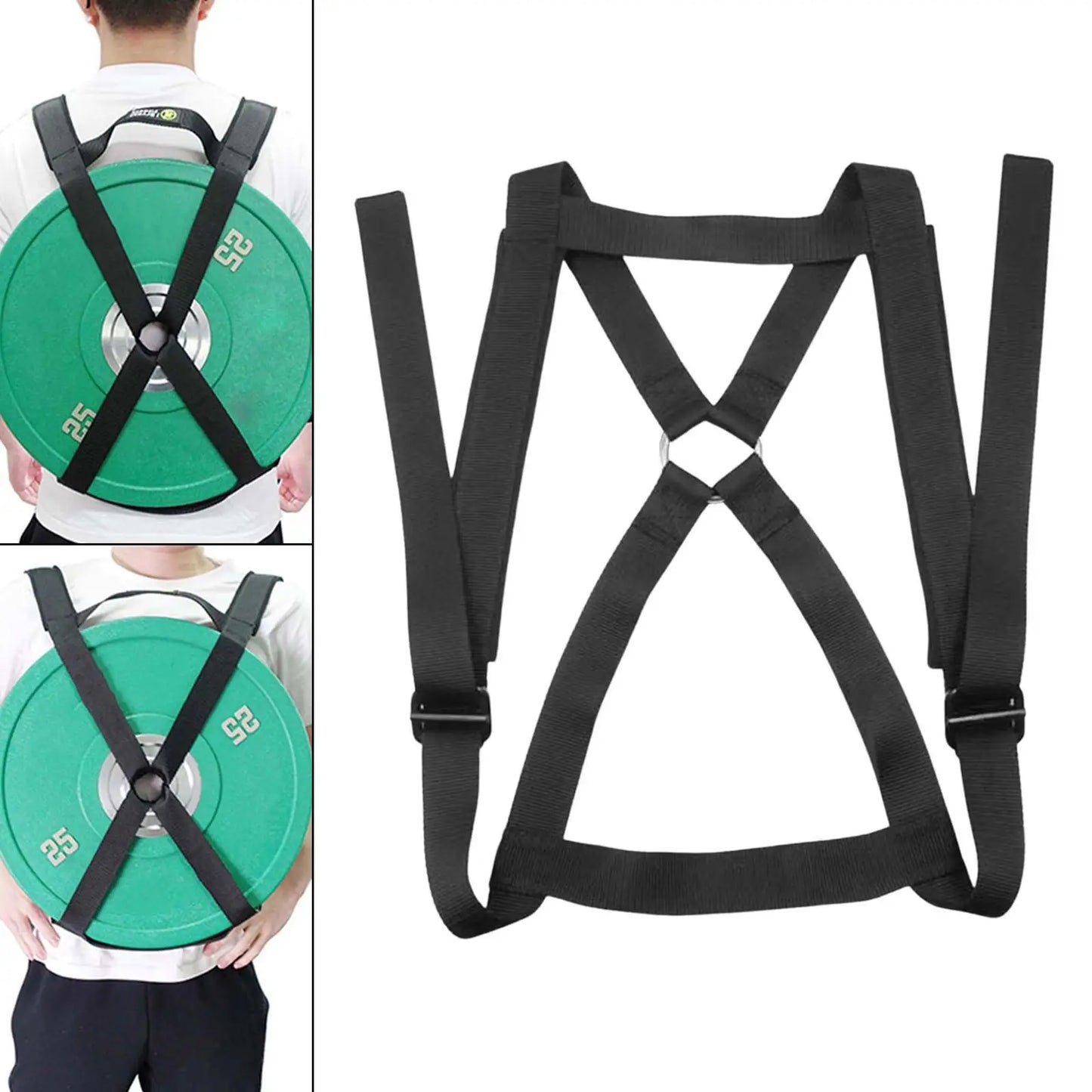 Body Weight Vest Muscle Weightlifting Body Building Fitness Equipment Weight Barbell Weighting Vest Strap for Pull Ups