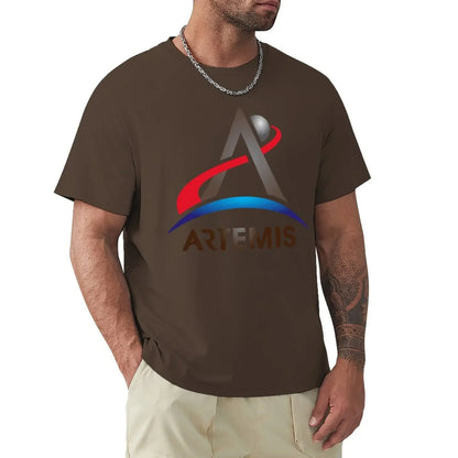 Artemis program T-Shirt anime korean fashion sublime clothing for men