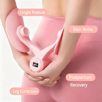 Portable Sit-On Fitness Device with Built-in Counter, Ideal for Pelvic Lifts, Thigh Sculpting and Balance Training