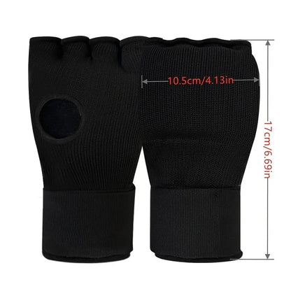 Mma Half-Finger Boxing Gloves Thickened Foam Padding Gym Sanda Muay Thai Fighting Training Hand Wrap Inner Gloves