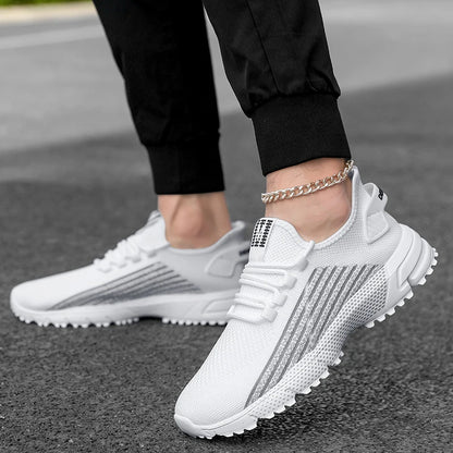 Men's Fitness Shoes Summer New Breathable Comfort Mesh Fitness Training Sports Shoes Street Trendy Fashion Road Running Shoes