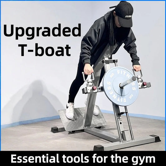 T-bar Rowing Training Machine Gym-specific Standing Exercise for Back and Overall Strength Heavy Pull Exercise Equipment