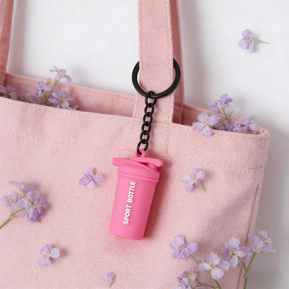 Stylish 4 Styles Mini Fitness Equipment Keychain Unisex Multiple Options Available Bag Key Hanging Trinket Perfect Gift Keyring