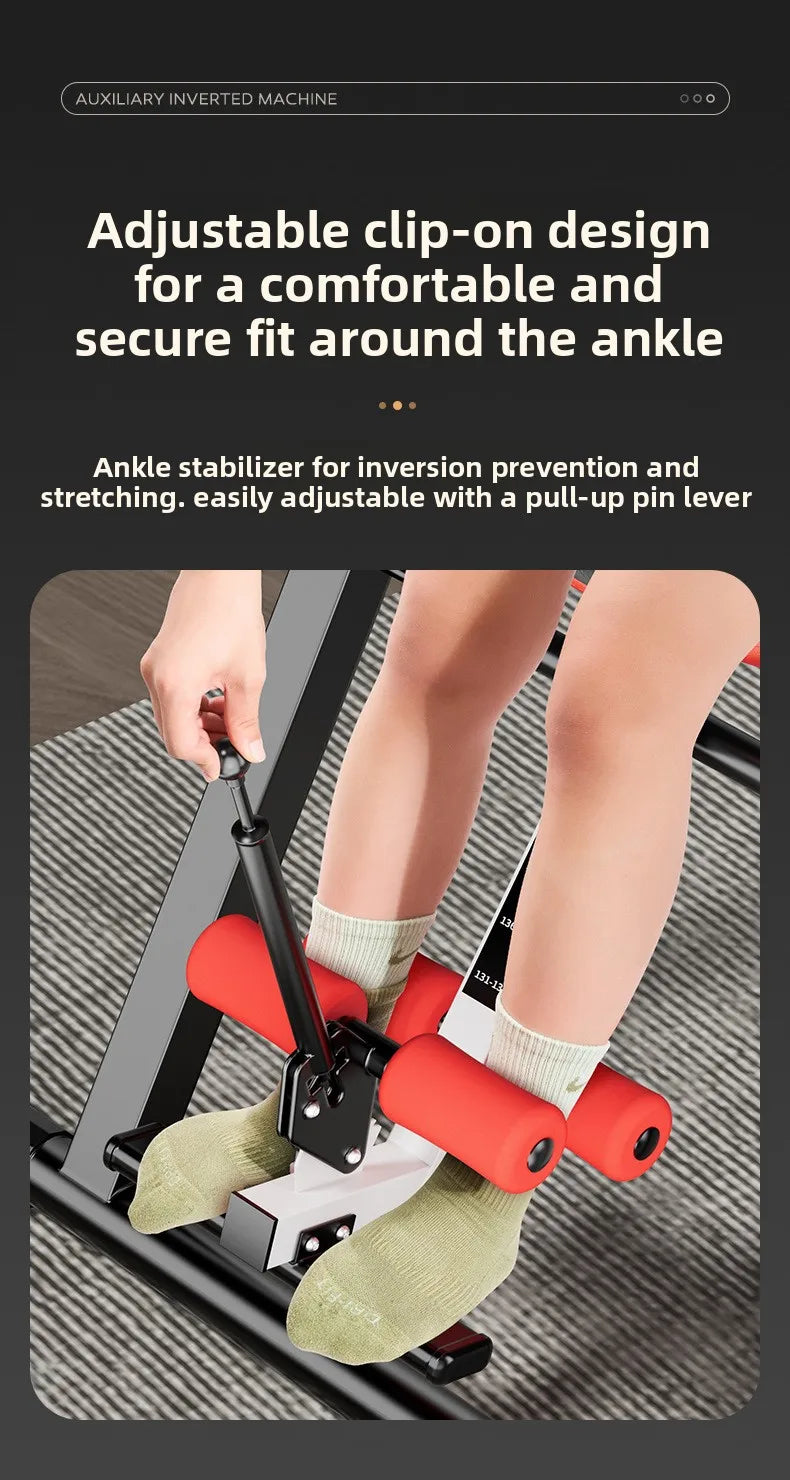 Home Inversion Table: Safe Stretching & Inversion, Body Hanging Device, Indoor Fitness Stretcher & Exerciser