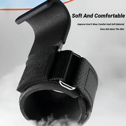 2Pcs Non-Slip Weight Lifting Hookspremium Of Straps Weightlifting Deadlift Exercise Fitness Hook Training Squat Weightlift
