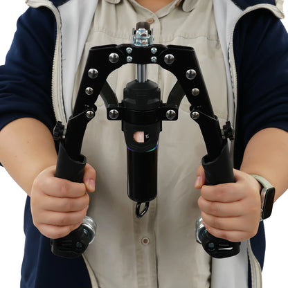 Hydraulic Power Twister Spin Button Arm Blaster Forearm Workout Equipment Adjustable 22-440lbs for Arms, Legs, Biceps, Etc