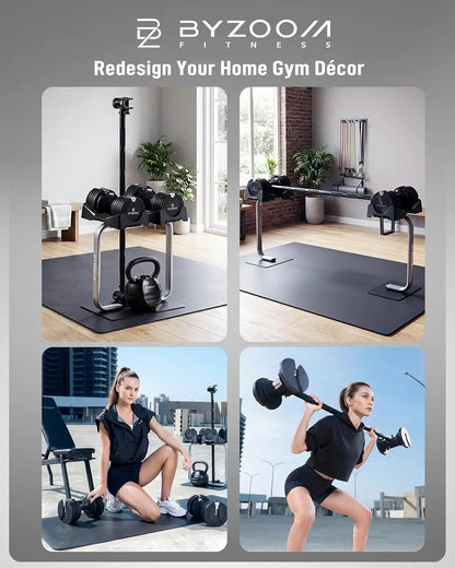 Pure Series Adjustable Dumbbell - 12.5/25/27.5/50/55/75lb - ONE UNIT OR PAIR(check QTY before purchase) - 5-in-1/, Custom