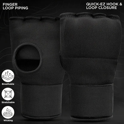 Mma Half-Finger Boxing Gloves Thickened Foam Padding Gym Sanda Muay Thai Fighting Training Hand Wrap Inner Gloves