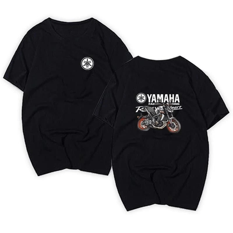 Yamaha Motorcycle Riding Clothing for Men and Women, Half-sleeved and Short-sleeved Summer T-shirts