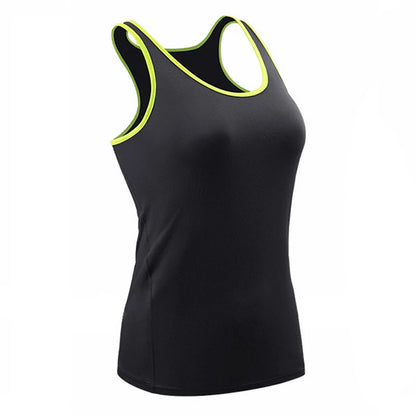 Women Fitness Top Workout Training Exercise Gym T Shirt Sport T-shirt Bodybuilding Yoga Running Backless Sleeveless Tee Vest J82