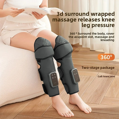 Electric Leg Massager Cordless Hot Compress Air Pressure Massage Relax Muscles Relieve Fatigue Promote Blood Circulation