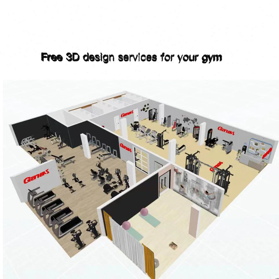 Gym Equipment Manufacturer Heavy Duty Commercial Gym Treadmill Universal Gym with Free Professional Design