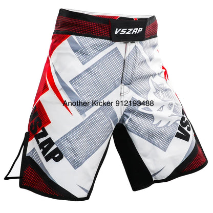 Vszap MMA BJJ Shorts Comprehensive Fighting Training Pants Men's Muay Thai No Gi Judo Jiu Jitsu Sports Boxing Grappling Shorts