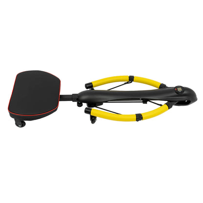 Dragonfly Ab Machine for Home Gym, Yellow Full Body Workout Equipment with Smart LCD Display & 3 Resistance Levels, 330 lbs Capacity Ab Cruncher Machine for Men Women Fitness