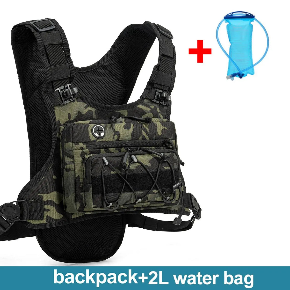Running Chest Pack Hydration Vest For Cycling Hiking Bicycle Race Marathon Bag Men Women Sports Tactical Pouch Camping Backpack