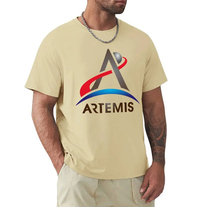 Artemis program T-Shirt anime korean fashion sublime clothing for men
