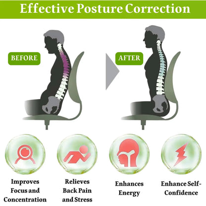 Lightweight Posture Corrector Back Support Belt for Improving Sitting Posture - Adjustable for Correcting Sitting Posture