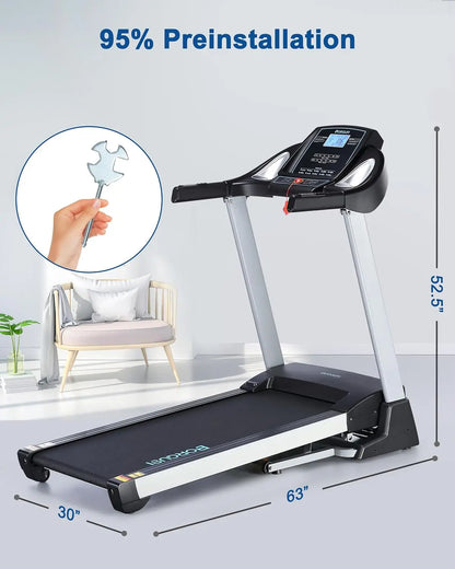 Foldable Treadmill,Auto Incline & Heavy Duty & Wide Belt,Home Workout, Custom