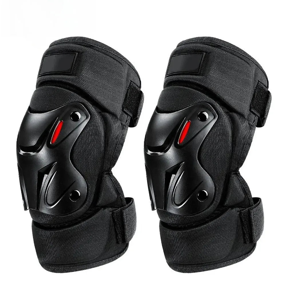 1Pair Knee Brace Elbow Protection Pads Shock Absorption Keep Warm Motorcycle Knee Elbow Pads Safety Protector for Outdoor Sports