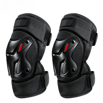1Pair Knee Brace Elbow Protection Pads Shock Absorption Keep Warm Motorcycle Knee Elbow Pads Safety Protector for Outdoor Sports