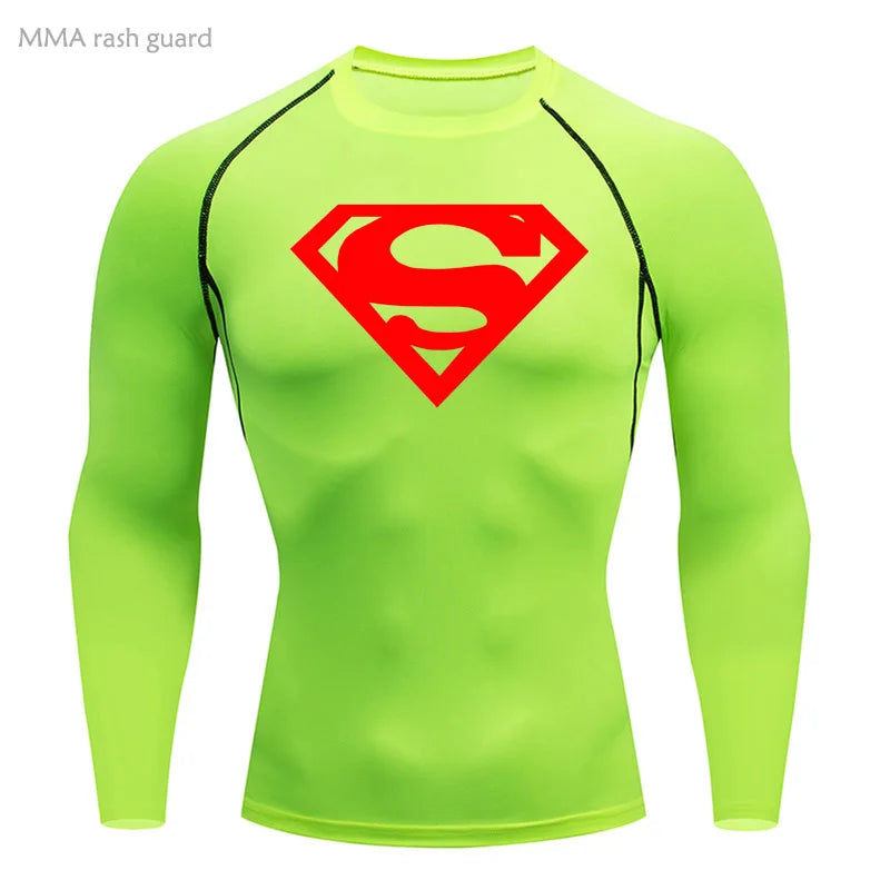 Sports Compression Shirt Men's T-Shirt Short Sleeve Quick Dry Summer Fitness Top Bodybuilder T-shirt Running Men's Gym Clothing